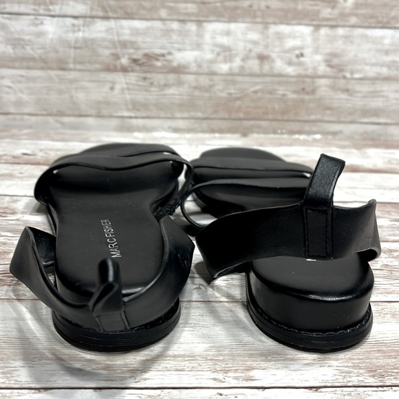 Black Marc Fisher Sandals Size 6 M - Picture 4 of 10